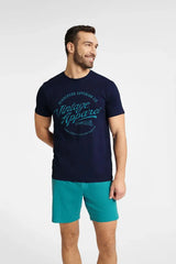 Henderson mens shirt and shorts pajamas  Adomoo