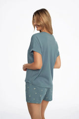 Henderson nights sleep t-shirt and shorts womens pajamas  Adomoo