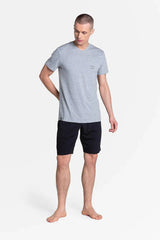Henderson t-shirt and black trousers  Adomoo
