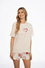 Henderson t-shirt and comfortable shorts womens pajamas  Adomoo