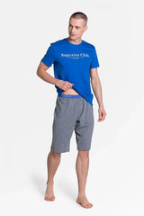 Henderson t-shirt and graphite trousers men's pajamas  Adomoo
