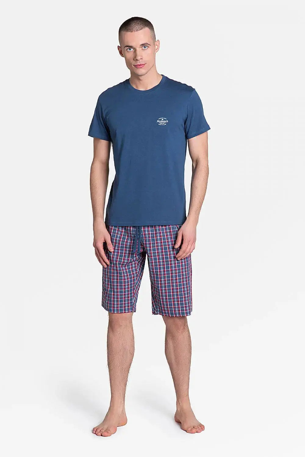 Henderson t-shirt and knee-length trousers men's  pajamas  Adomoo