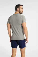 Henderson t-shirt and navy blue short men's pajamas  Adomoo