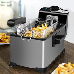Household 3L French Fries Electromechanical Fryer  Adomoo