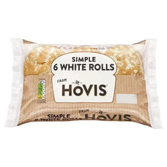 Hovis Simple 6 White Rolls  Adomoo