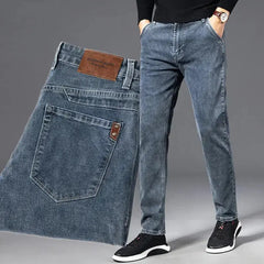 ICPANS Men's Classic Stretch Denim Jeans – Vintage Black, Regular Fit (Sizes 29-40)  Adomoo