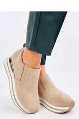 Inello women's buskin low suede slip-on half shoes  Adomoo