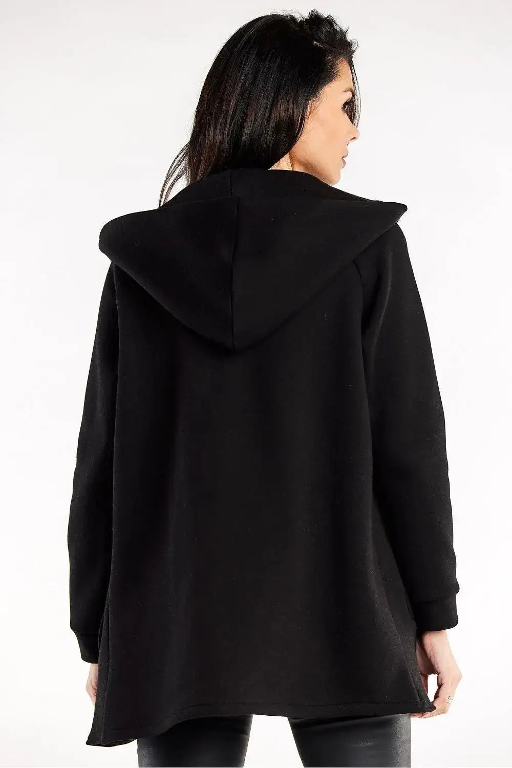 Infinite You hood and long sleeves unbuttoned sweatshirt  Adomoo