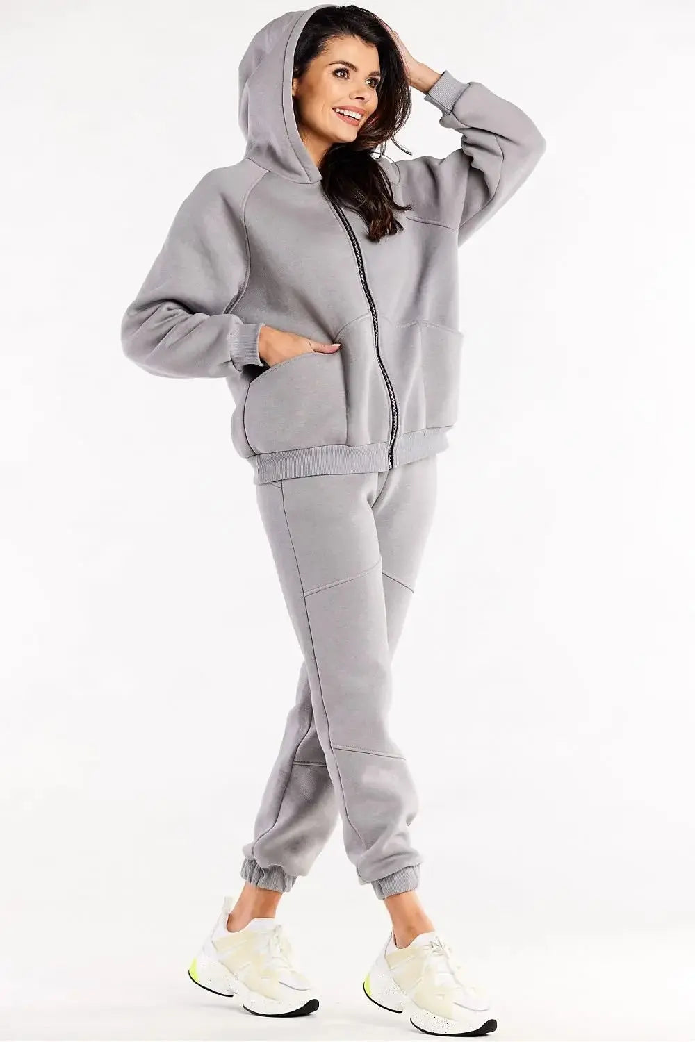 Infinite You long sleeves loose sweatshirt  Adomoo