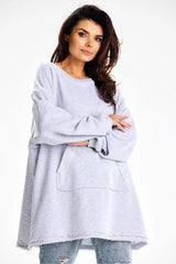 Infinite You loose cut comfortable sweatshirt  Adomoo