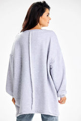 Infinite You loose cut comfortable sweatshirt  Adomoo