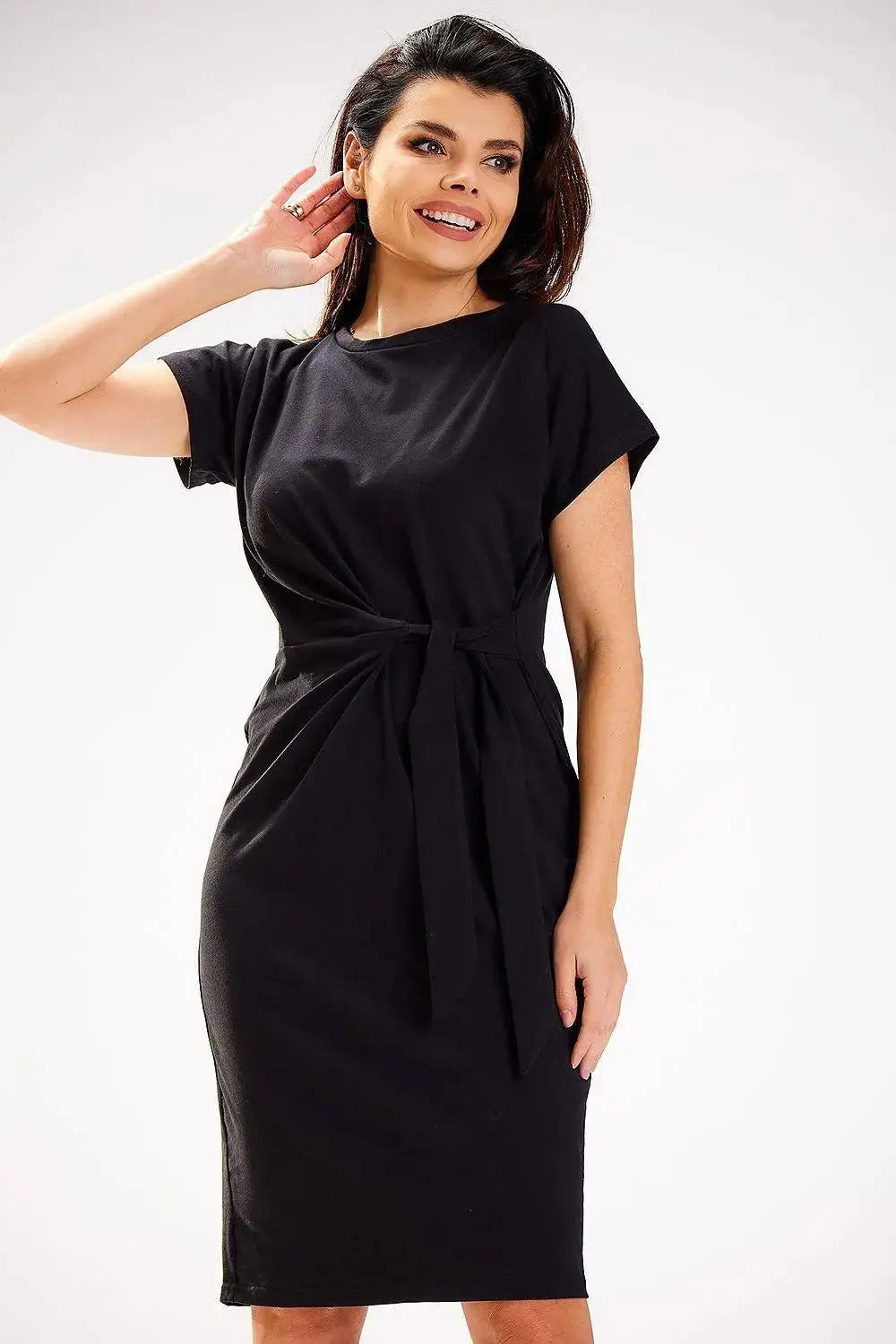Infinite You short sleeves midi dress  Adomoo