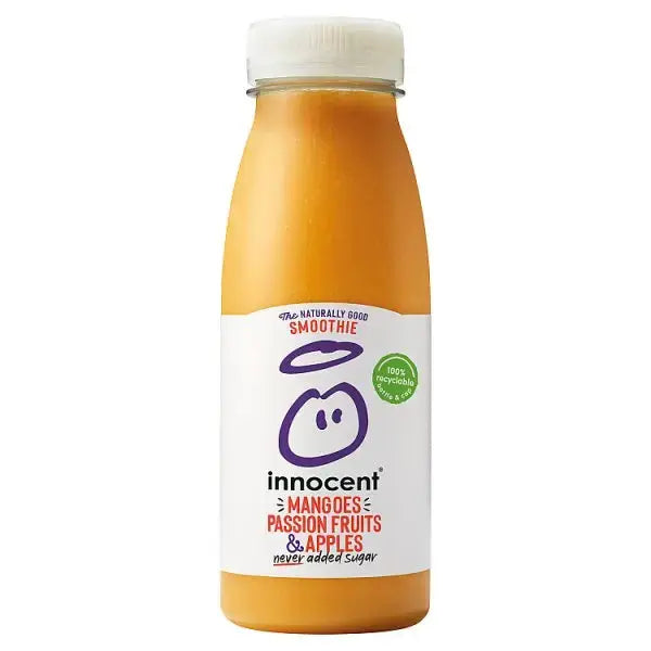 Innocent Smoothie Mangoes Passion Fruits & Apples 250ml (Case of 8)  Adomoo
