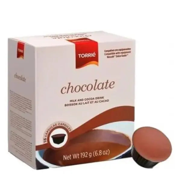 Instant Hot Chocolate Dolce Gusto Compatible 16 Capsules  Adomoo