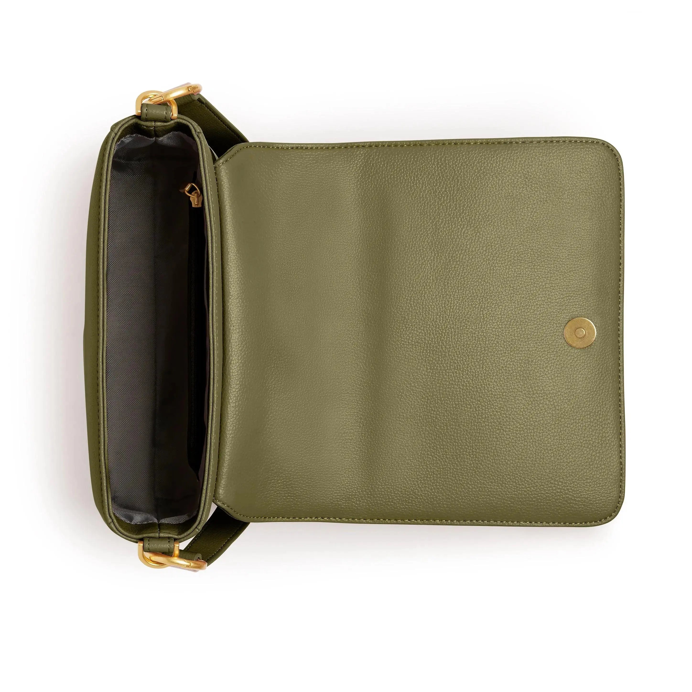 Iris Shoulder Bag in Green  Adomoo