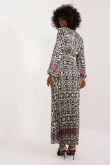 Italy Moda Colorful Print Maxi Dress  Adomoo