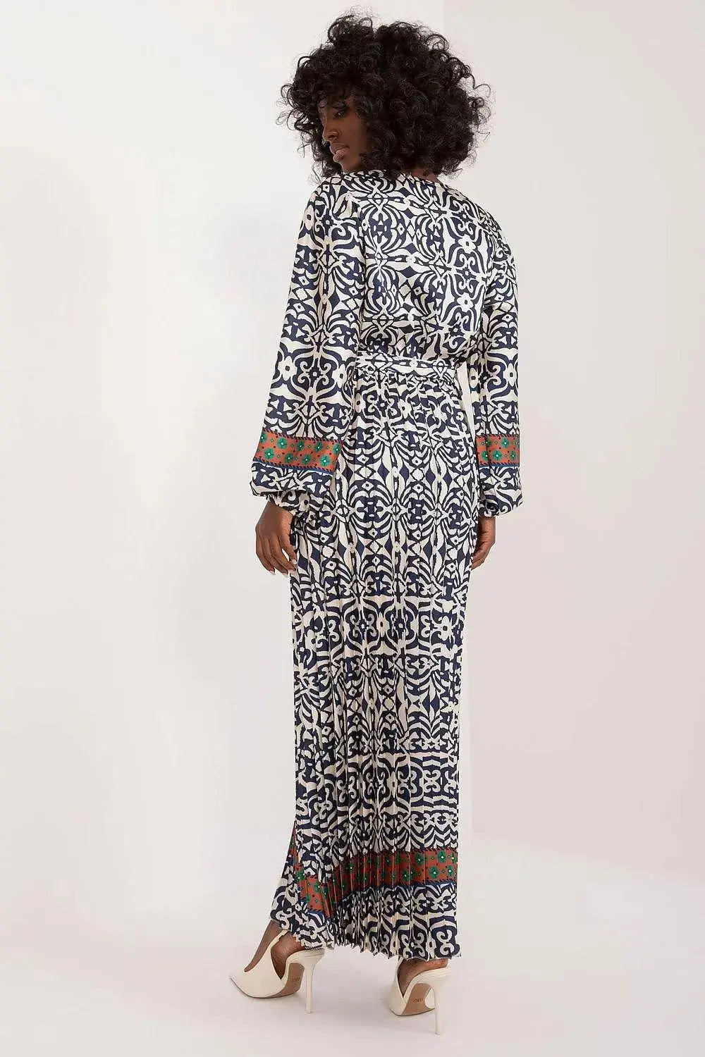 Italy Moda Colorful Print Maxi Dress  Adomoo