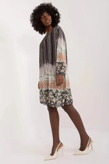Italy Moda Colorful Printed Daydress  Adomoo