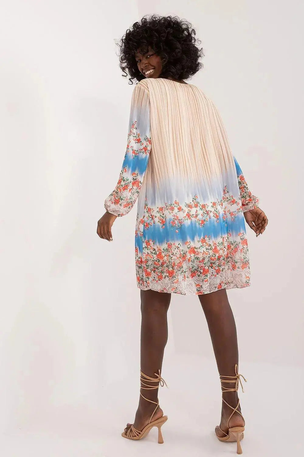 Italy Moda Colorful Printed Daydress  Adomoo