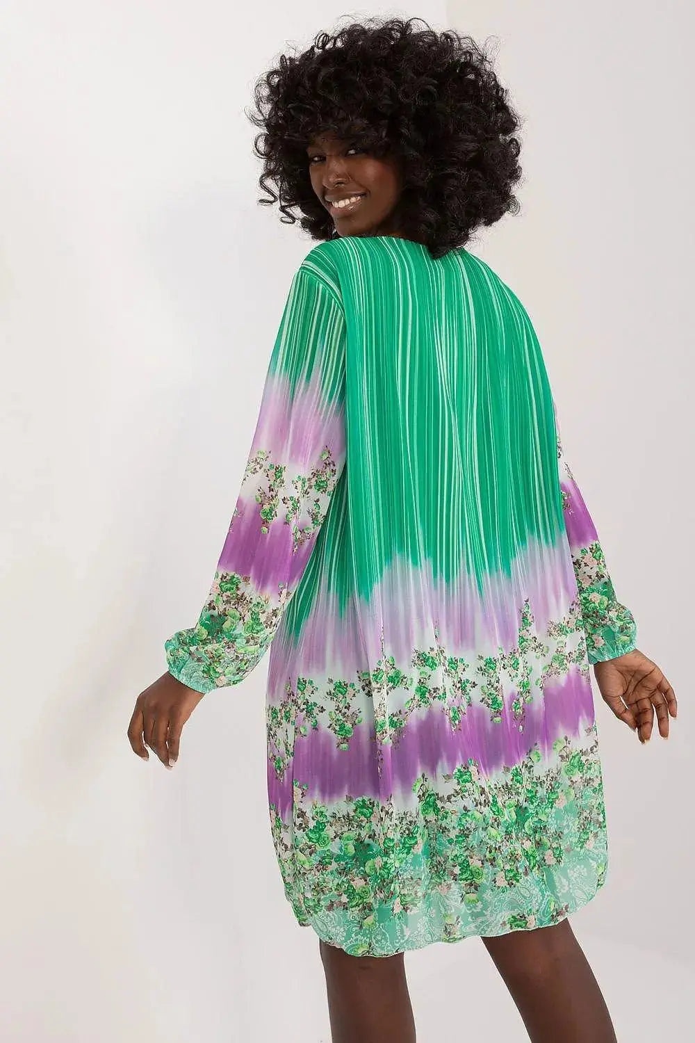 Italy Moda Colorful Printed Daydress  Adomoo