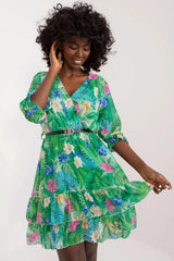 Italy Moda Mini-Length Daydress for Everyday Wear  Adomoo