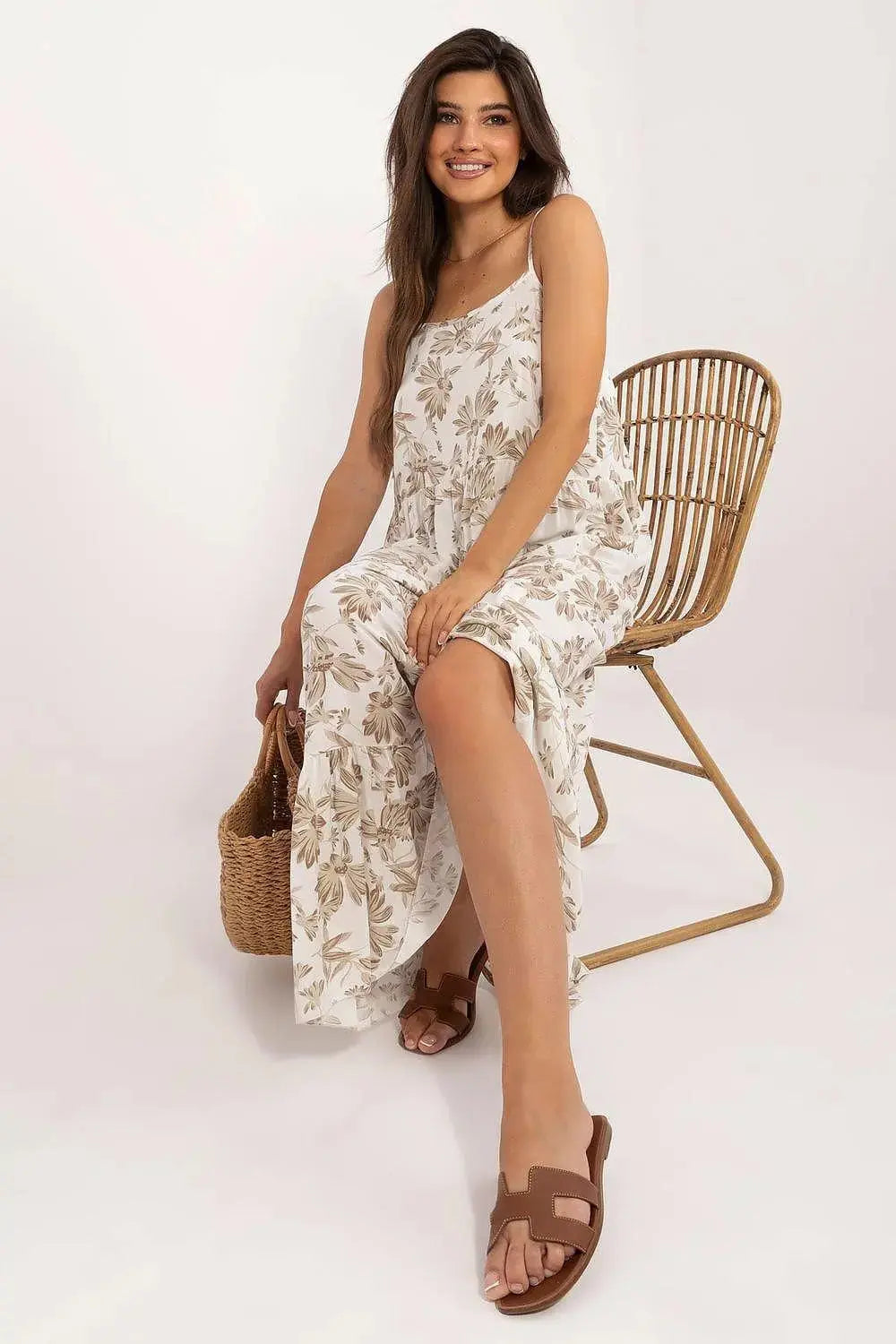 Italy Moda airy viscose summer dress  Adomoo