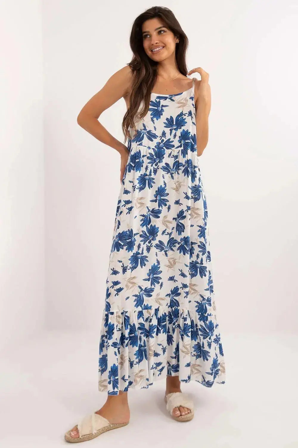 Italy Moda airy viscose summer dress  Adomoo