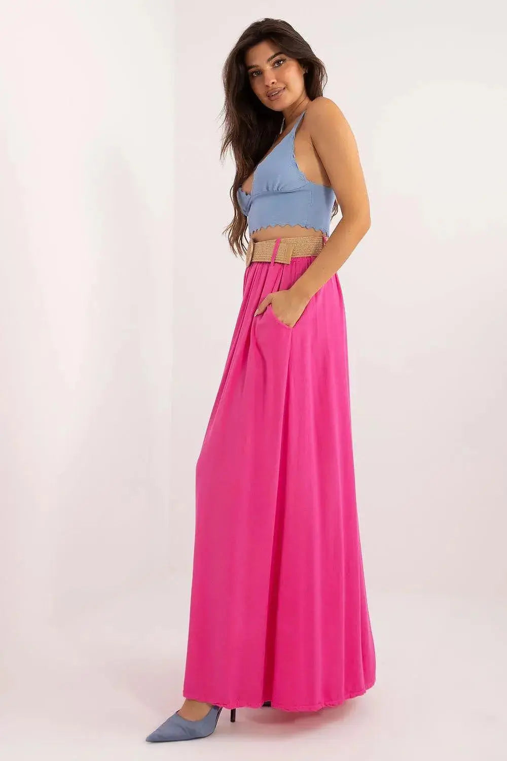 Italy Moda casual long maxi skirt  Adomoo