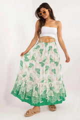 Italy Moda casual viscose long maxi skirt  Adomoo