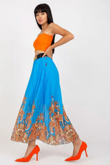 Italy Moda comfortable elastic waistband long skirt  Adomoo