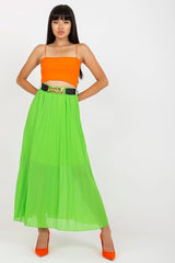 Italy Moda comfortable elastic waistband long skirt  Adomoo