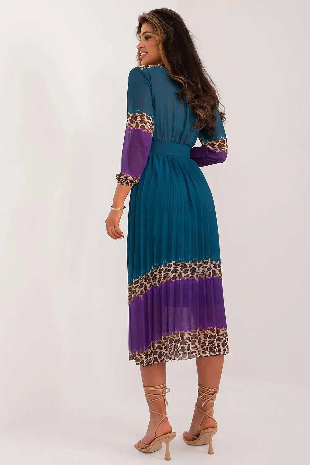 Italy Moda decorated with a colorful print lightweight daydress  Adomoo