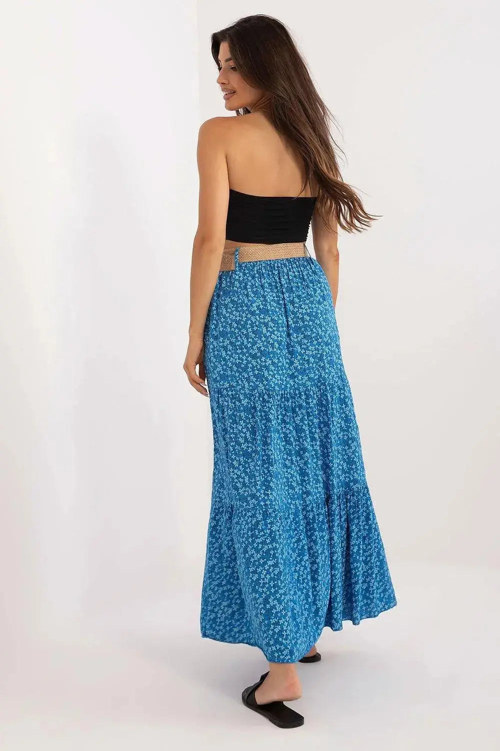 Italy Moda long casual maxi skirt  Adomoo