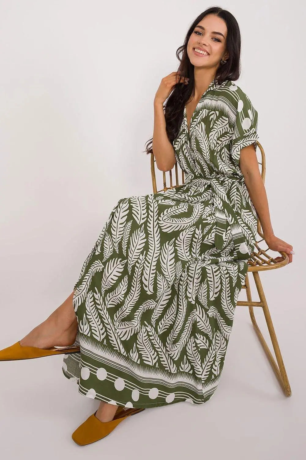 Italy Moda shirt-like cut summer dress  Adomoo