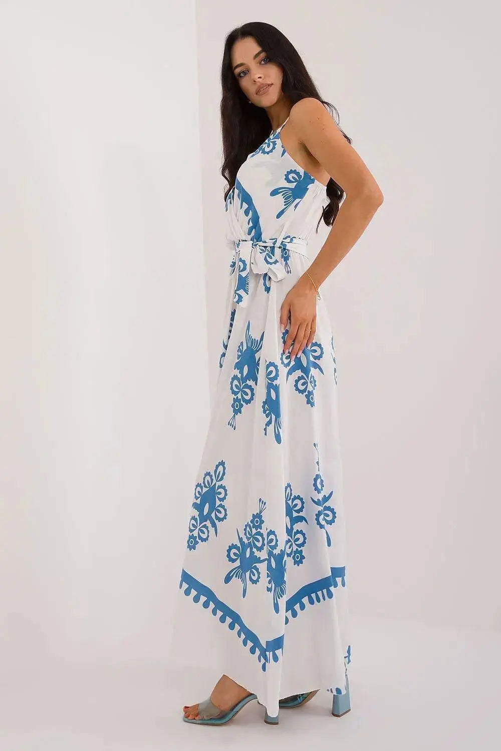 Italy Moda summer flared boho dress  Adomoo