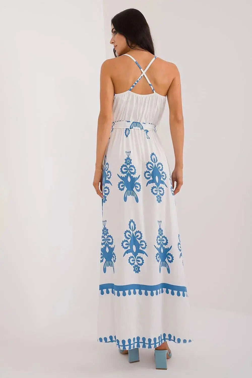 Italy Moda summer flared boho dress  Adomoo