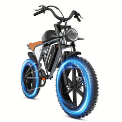 JANSNO Adults Electric Bike with Dual Suspension  Adomoo