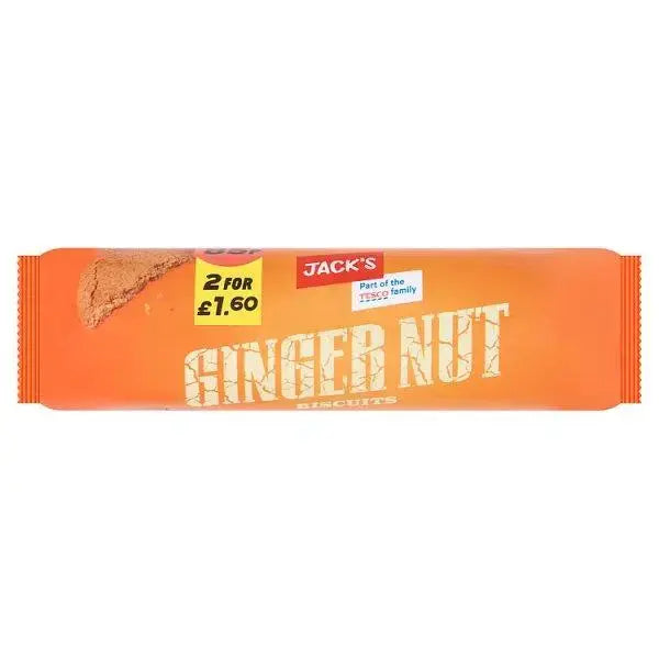 Jack's Ginger Nut Biscuits 200g (Case of 18)  Adomoo
