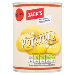 Jack's New Potatoes in Water 560g (Case of 12)  Adomoo