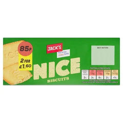 Jack's Nice Biscuits 200g (Case of 12)  Adomoo