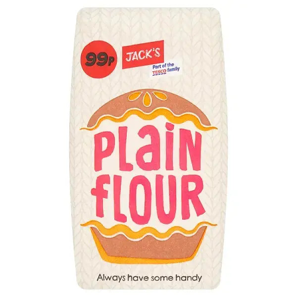 Jack's Plain Flour 1kg (Case of 8)  Adomoo