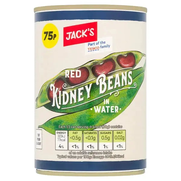Jack's Red Kidney Beans in Water 400g (Case of 12)  Adomoo