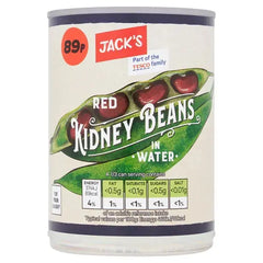 Jack's Red Kidney Beans in Water 400g (Case of 12)  Adomoo