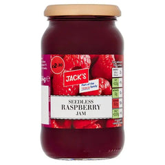 Jack's Seedless Raspberry Jam 454g (Case of 6)  Adomoo