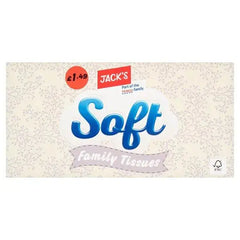Jack's Soft Family Tissues 90 Sheets (Case of 12)  Adomoo