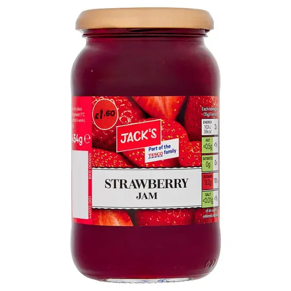 Jack's Strawberry Jam 454g (Case of 6)  Adomoo