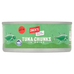 Jack's Tuna Chunks in Brine 145g (Case of 12)  Adomoo