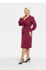 Karko classic collar massimo dress  Adomoo