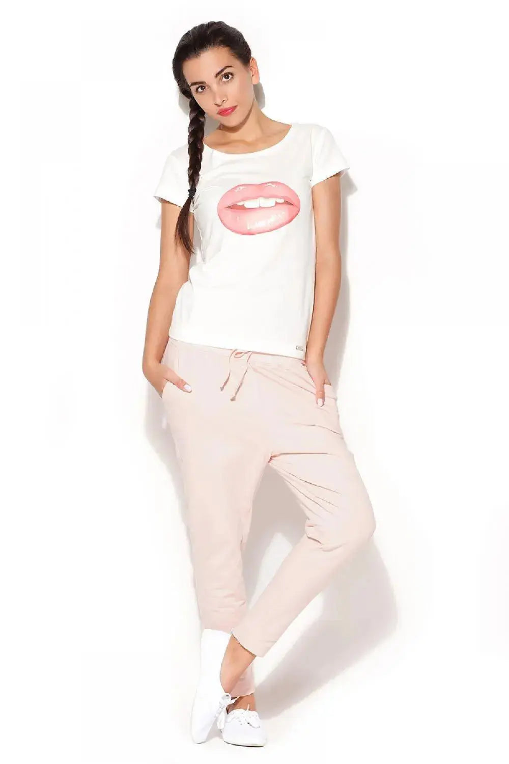 Katrus loose-fitting sweatpants with a slightly lowered crotch women trousers  Adomoo