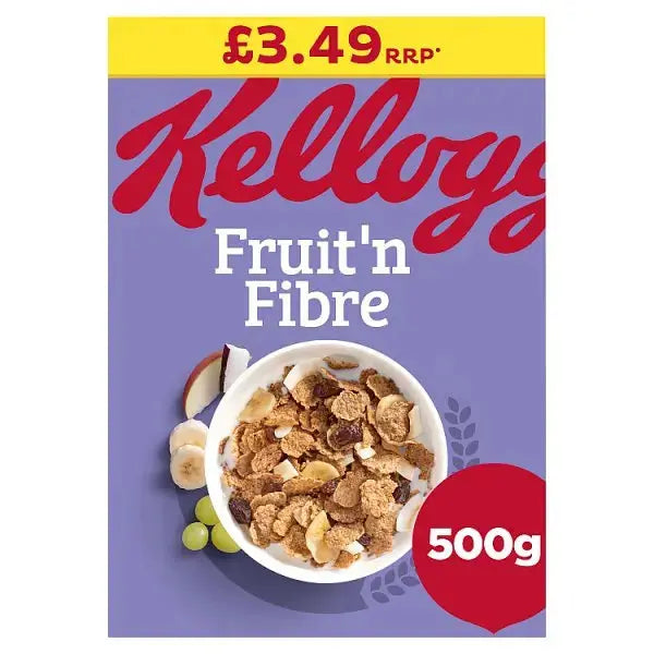 Kellogg's Fruit n Fibre Breakfast Cereal 6x500g (Case of 6)  Adomoo